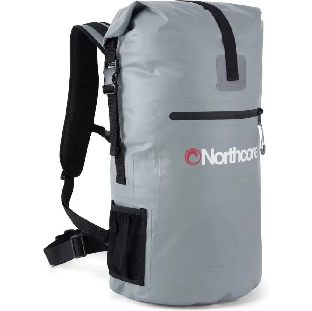 NC-BAG-30L-GRY | Sac à Dos Northcore Waterproof 30L – Aventure Vanlife Grey.webp