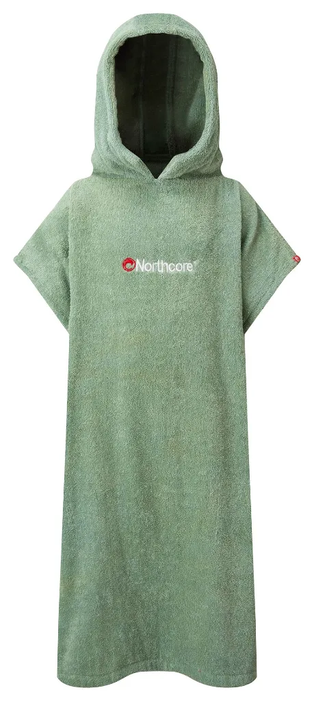 NC-BASHA-KID-GRN  Beach Basha Poncho Capuche Enfant Vert.webp