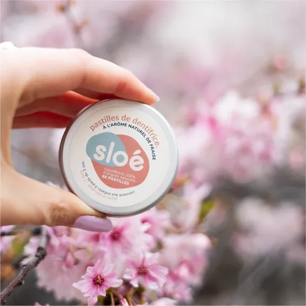 SL-DENT-PAST-60 | Dentifrice Solide en Pastilles Menthe (60) – Sloé Nature 7.webp