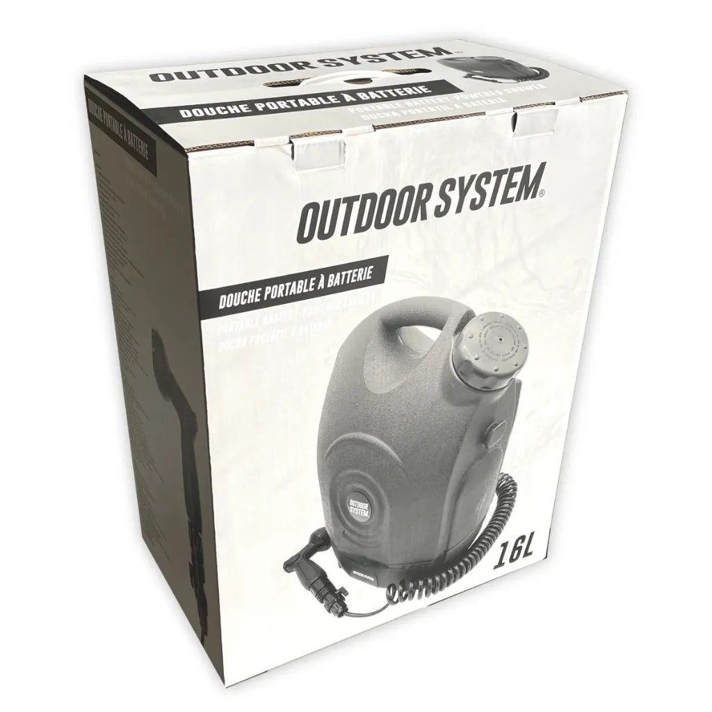 OS-DOUCHE-16L | Outdoor System Douche Portable Batterie 16L - Outdoor System  15.webp