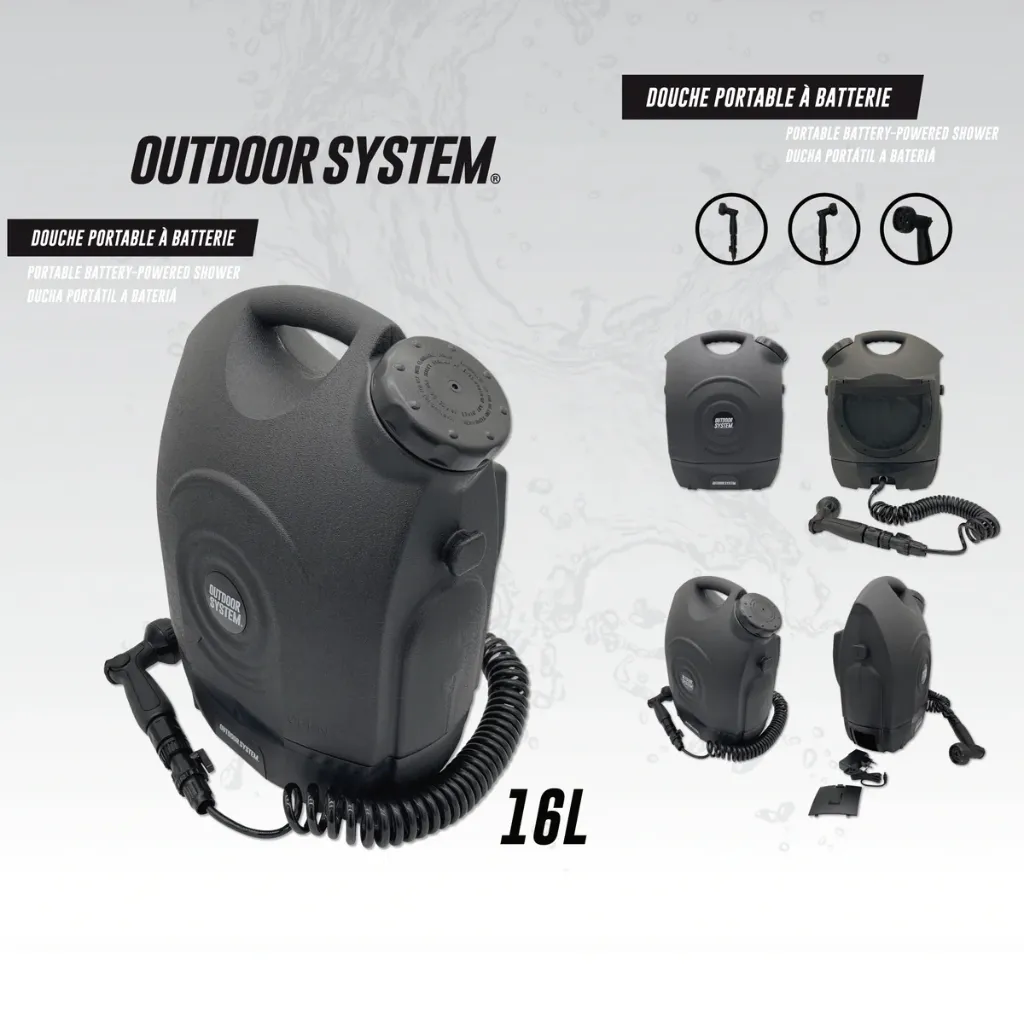OS-DOUCHE-16L | Outdoor System Douche Portable Batterie 16L - Outdoor System  16.webp