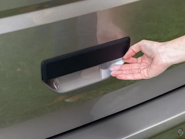 Film de protection transparent préservent les creux arrondis des poignées des modèles T6.1  T6 T5 VW Caddy VW.webp